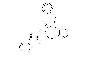 1-(1-benzyl-2-keto-4,5-dihydro-3H-1-benzazepin-3-yl)-3-(4-pyridyl)urea