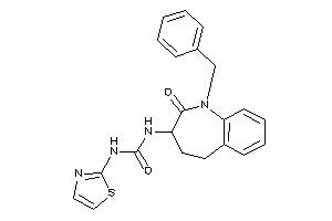 Image of 1-(1-benzyl-2-keto-4,5-dihydro-3H-1-benzazepin-3-yl)-3-thiazol-2-yl-urea
