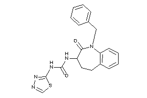 Image of 1-(1-benzyl-2-keto-4,5-dihydro-3H-1-benzazepin-3-yl)-3-(1,3,4-thiadiazol-2-yl)urea
