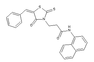 3-(5-benzal-4-keto-2-thioxo-thiazolidin-3-yl)-N-(1-naphthyl)propionamide