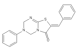 7-benzal-3-phenyl-2,4-dihydrothiazolo[3,2-a][1,3,5]triazin-6-one