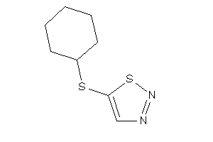 5-(cyclohexylthio)thiadiazole