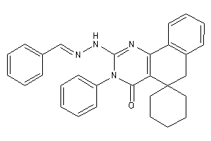 2-(N'-benzalhydrazino)-3-phenyl-spiro[6H-benzo[h]quinazoline-5,1'-cyclohexane]-4-one