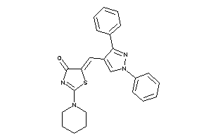 5-[(1,3-diphenylpyrazol-4-yl)methylene]-2-piperidino-2-thiazolin-4-one