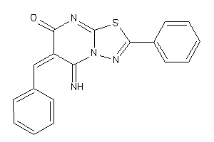 6-benzal-5-imino-2-phenyl-[1,3,4]thiadiazolo[3,2-a]pyrimidin-7-one