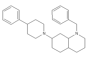 1-benzyl-7-(4-phenylpiperidino)-3,4,4a,5,6,7,8,8a-octahydro-2H-quinoline