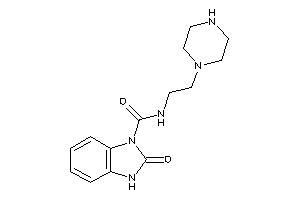 2-keto-N-(2-piperazinoethyl)-3H-benzimidazole-1-carboxamide