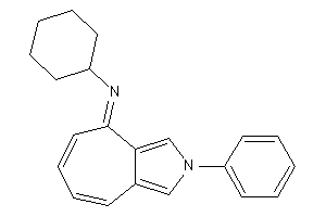 Cyclohexyl-(2-phenylcyclohepta[c]pyrrol-8-ylidene)amine