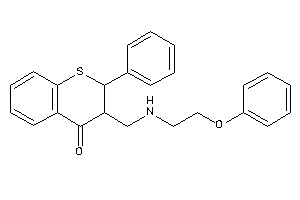 3-[(2-phenoxyethylamino)methyl]-2-phenyl-thiochroman-4-one