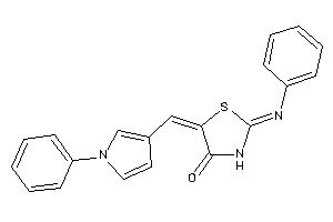 2-phenylimino-5-[(1-phenylpyrrol-3-yl)methylene]thiazolidin-4-one