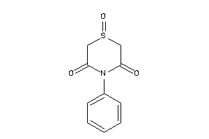1-keto-4-phenyl-1,4-thiazinane-3,5-quinone