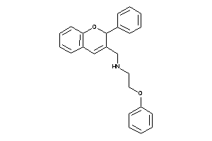 2-phenoxyethyl-[(2-phenyl-2H-chromen-3-yl)methyl]amine