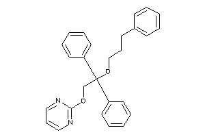 2-[2,2-diphenyl-2-(3-phenylpropoxy)ethoxy]pyrimidine