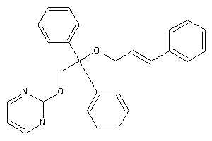 Image of 2-(2-cinnamyloxy-2,2-diphenyl-ethoxy)pyrimidine