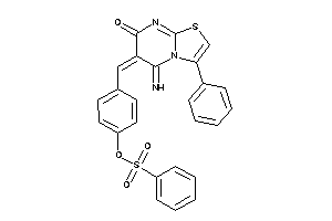 Image of Benzenesulfonic Acid [4-[(5-imino-7-keto-3-phenyl-thiazolo[3,2-a]pyrimidin-6-ylidene)methyl]phenyl] Ester