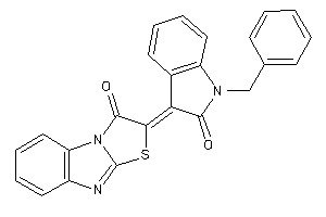 Image of 2-(1-benzyl-2-keto-indolin-3-ylidene)thiazolo[3,2-a]benzimidazol-1-one
