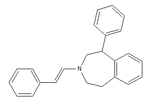 5-phenyl-3-styryl-1,2,4,5-tetrahydro-3-benzazepine
