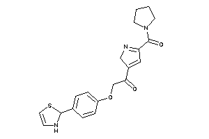 Image of 1-[5-(pyrrolidine-1-carbonyl)-2H-pyrrol-3-yl]-2-[4-(4-thiazolin-2-yl)phenoxy]ethanone