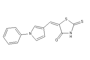 Image of 5-[(1-phenylpyrrol-3-yl)methylene]-2-thioxo-thiazolidin-4-one