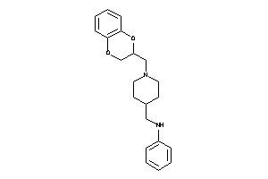 [1-(2,3-dihydro-1,4-benzodioxin-3-ylmethyl)-4-piperidyl]methyl-phenyl-amine
