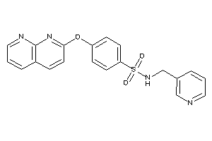 Image of 4-(1,8-naphthyridin-2-yloxy)-N-(3-pyridylmethyl)benzenesulfonamide