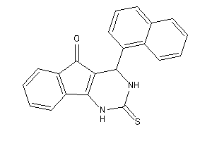 4-(1-naphthyl)-2-thioxo-3,4-dihydro-1H-indeno[1,2-d]pyrimidin-5-one