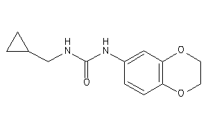 1-(cyclopropylmethyl)-3-(2,3-dihydro-1,4-benzodioxin-6-yl)urea