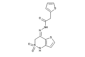 N-[(2,2-diketo-1H-thieno[3,2-c]thiazin-4-ylidene)amino]-2-(2-thienyl)acetamide