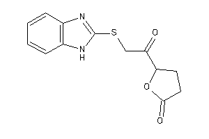 Image of 5-[2-(1H-benzimidazol-2-ylthio)acetyl]tetrahydrofuran-2-one