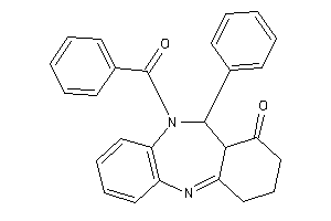 Image of 5-benzoyl-6-phenyl-6a,8,9,10-tetrahydro-6H-benzo[c][1,5]benzodiazepin-7-one