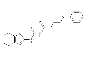 4-phenoxy-N-(4,5,6,7-tetrahydrobenzothiophen-2-ylthiocarbamoyl)butyramide