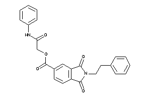 1,3-diketo-2-phenethyl-isoindoline-5-carboxylic Acid (2-anilino-2-keto-ethyl) Ester