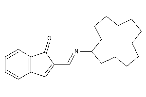 Image of 2-(cyclododecyliminomethyl)inden-1-one
