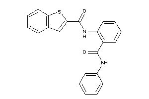 N-[2-(phenylcarbamoyl)phenyl]benzothiophene-2-carboxamide