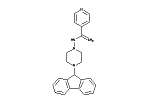 [4-(9H-fluoren-9-yl)piperazino]-[1-(4-pyridyl)vinyl]amine