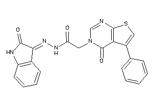 N-[(2-ketoindolin-3-ylidene)amino]-2-(4-keto-5-phenyl-thieno[2,3-d]pyrimidin-3-yl)acetamide