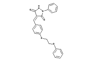 Image of 4-[4-(2-phenoxyethoxy)benzylidene]-1-phenyl-pyrazolidine-3,5-quinone