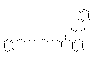 Image of 4-keto-4-[2-(phenylcarbamoyl)anilino]butyric Acid 3-phenylpropyl Ester