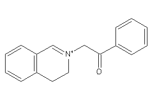 2-(3,4-dihydroisoquinolin-2-ium-2-yl)-1-phenyl-ethanone