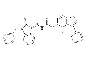 N-[(1-benzyl-2-keto-indolin-3-ylidene)amino]-2-(4-keto-5-phenyl-thieno[2,3-d]pyrimidin-3-yl)acetamide