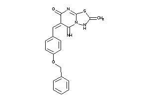 6-(4-benzoxybenzylidene)-5-imino-2-methylene-3H-[1,3,4]thiadiazolo[3,2-a]pyrimidin-7-one