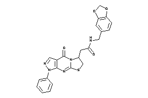 Image of 2-[keto(phenyl)BLAHyl]-N-piperonyl-acetamide