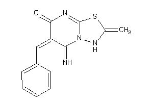 6-benzal-5-imino-2-methylene-3H-[1,3,4]thiadiazolo[3,2-a]pyrimidin-7-one