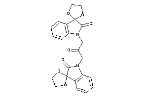 1'-[2-keto-3-(2'-ketospiro[1,3-dioxolane-2,3'-indoline]-1'-yl)propyl]spiro[1,3-dioxolane-2,3'-indoline]-2'-one