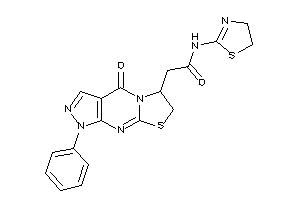 Image of 2-[keto(phenyl)BLAHyl]-N-(2-thiazolin-2-yl)acetamide