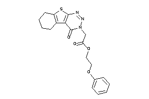 2-(4-keto-5,6,7,8-tetrahydrobenzothiopheno[2,3-d]triazin-3-yl)acetic Acid 2-phenoxyethyl Ester