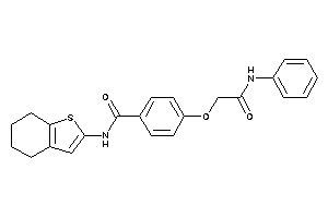 4-(2-anilino-2-keto-ethoxy)-N-(4,5,6,7-tetrahydrobenzothiophen-2-yl)benzamide