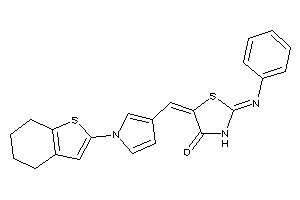 2-phenylimino-5-[[1-(4,5,6,7-tetrahydrobenzothiophen-2-yl)pyrrol-3-yl]methylene]thiazolidin-4-one
