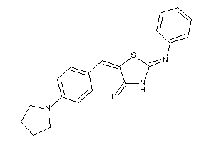 2-phenylimino-5-(4-pyrrolidinobenzylidene)thiazolidin-4-one