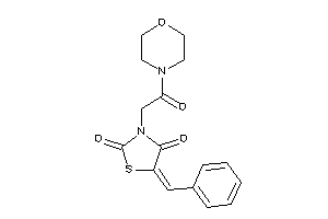 5-benzal-3-(2-keto-2-morpholino-ethyl)thiazolidine-2,4-quinone